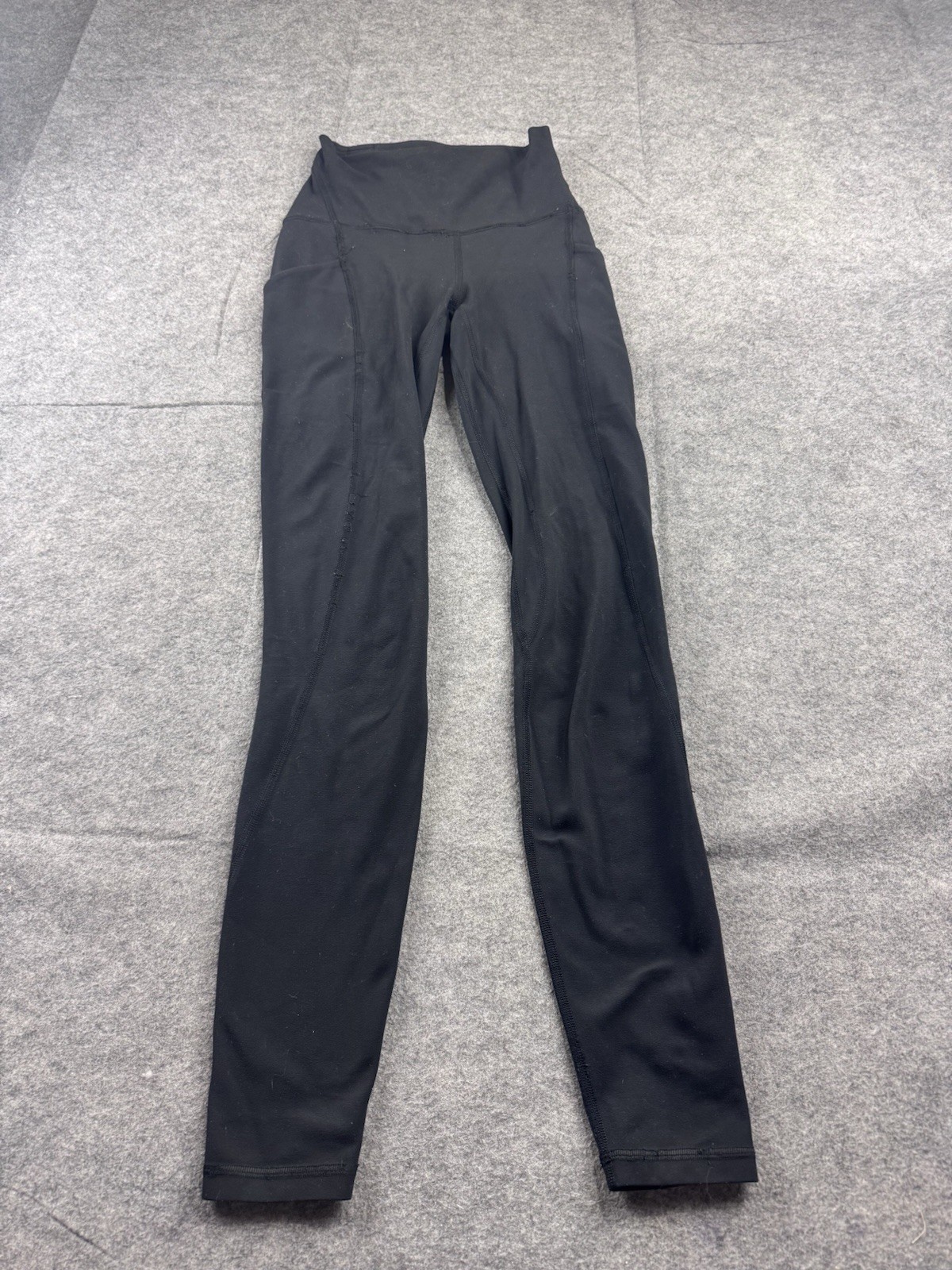 Lululemon Pants Womens 0 Black High Rise Ankle Leggings Yoga Athletic Workout