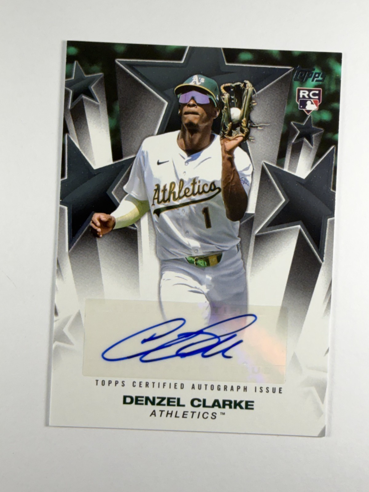 Denzel Clarke 2025 Topps Update Series Baseball Stars Auto BSAU-DC