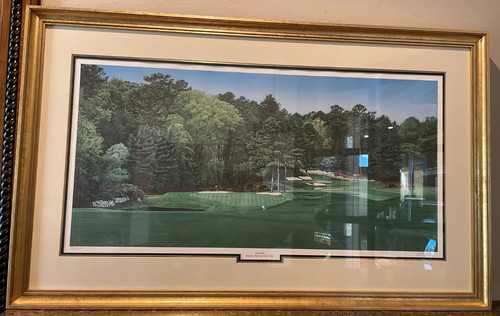 Augusta National Golf Club Course 11th hole pro-framed 43"x28" Large