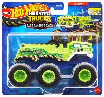 5 ALARM - Big Rigs - 5Alarm  Fire Truck Monster Trucks Hot Wheels Die-cast 1:64