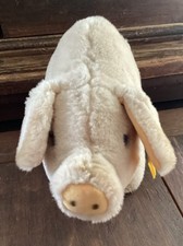 Steiff Pig Plush Vintage 8 Made In Germany
