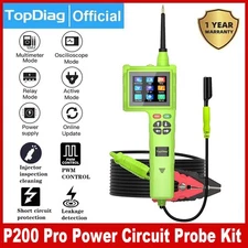 TopDiag P200 Pro Power Circuit Probe Kit 9V-48V Circuit Tester Diagnostic Tool