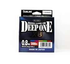 Sunline P.E Line X8 Deep One HG 300M P.E 0.8 18lb Multi (8309)