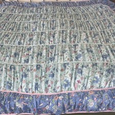 POTTERY BARN TEEN BETTINA RUCHED DUVET COVER, FULL/QUEEN 2 SHAMS