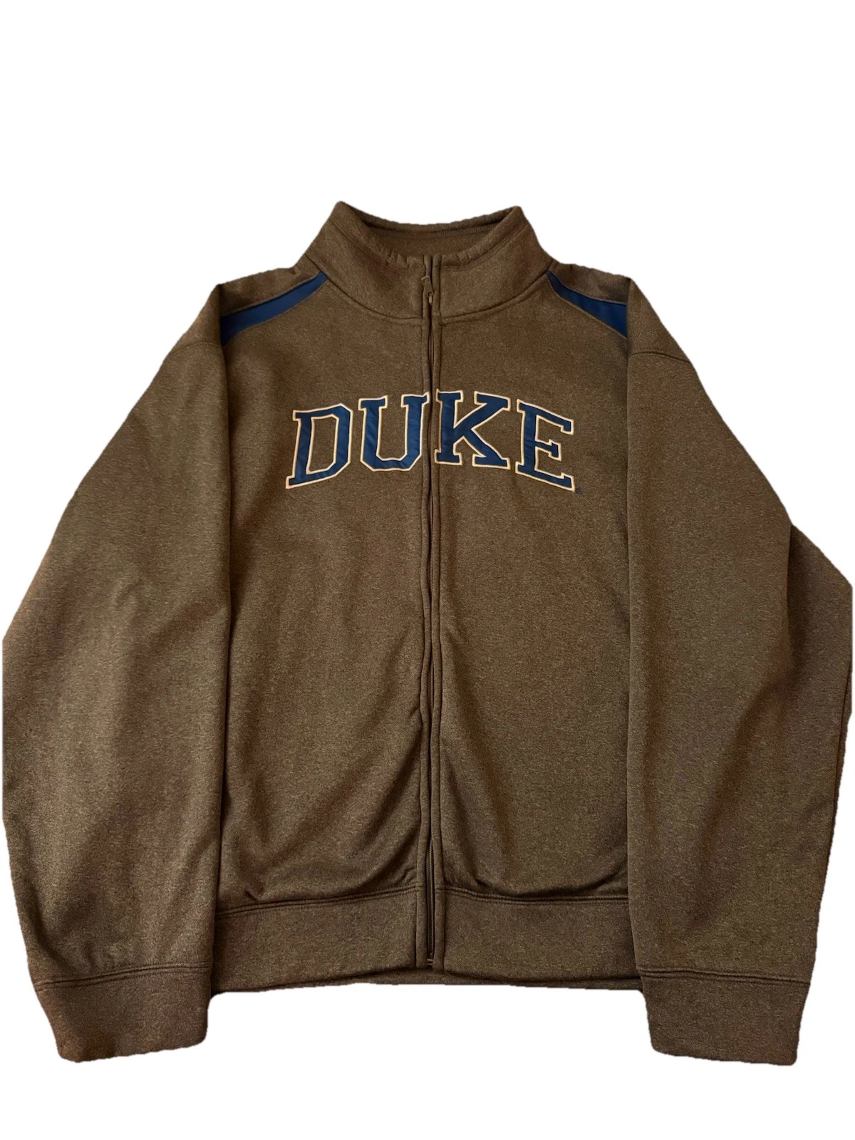 Campus Drive Duke Jacket Mens XL Black Mock Neck Long Sleeve Full Zip