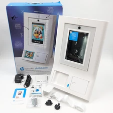 HP Sprocket Photobooth 3" x 4" Color Photo Printer & Touch Screen (HPISPPBW)
