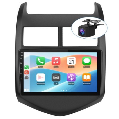 Junsun 5G WIFI Car Stereo for Chevy Aveo Sonic 2011-2015, Android 13, GPS