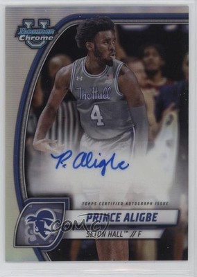 2024-25 Bowman U Chrome Refractor Auto Prince Aligbe #82 Auto 0a3b