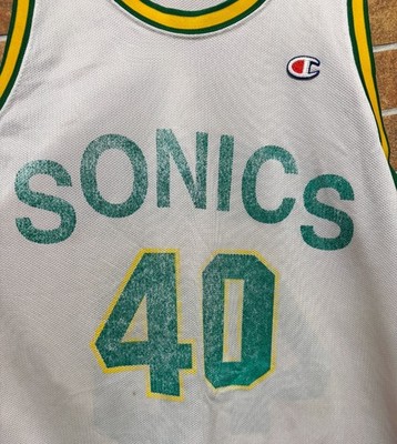 SEATTLE SUPERSONICS #40 SHAWN KEMP BASKETBALL SHIRT JERSEY