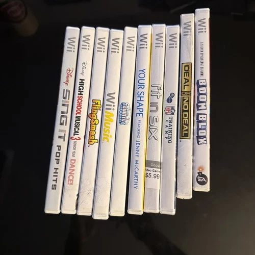 Nintendo Wii Games Lot Of 10 Games With Manual Included VG