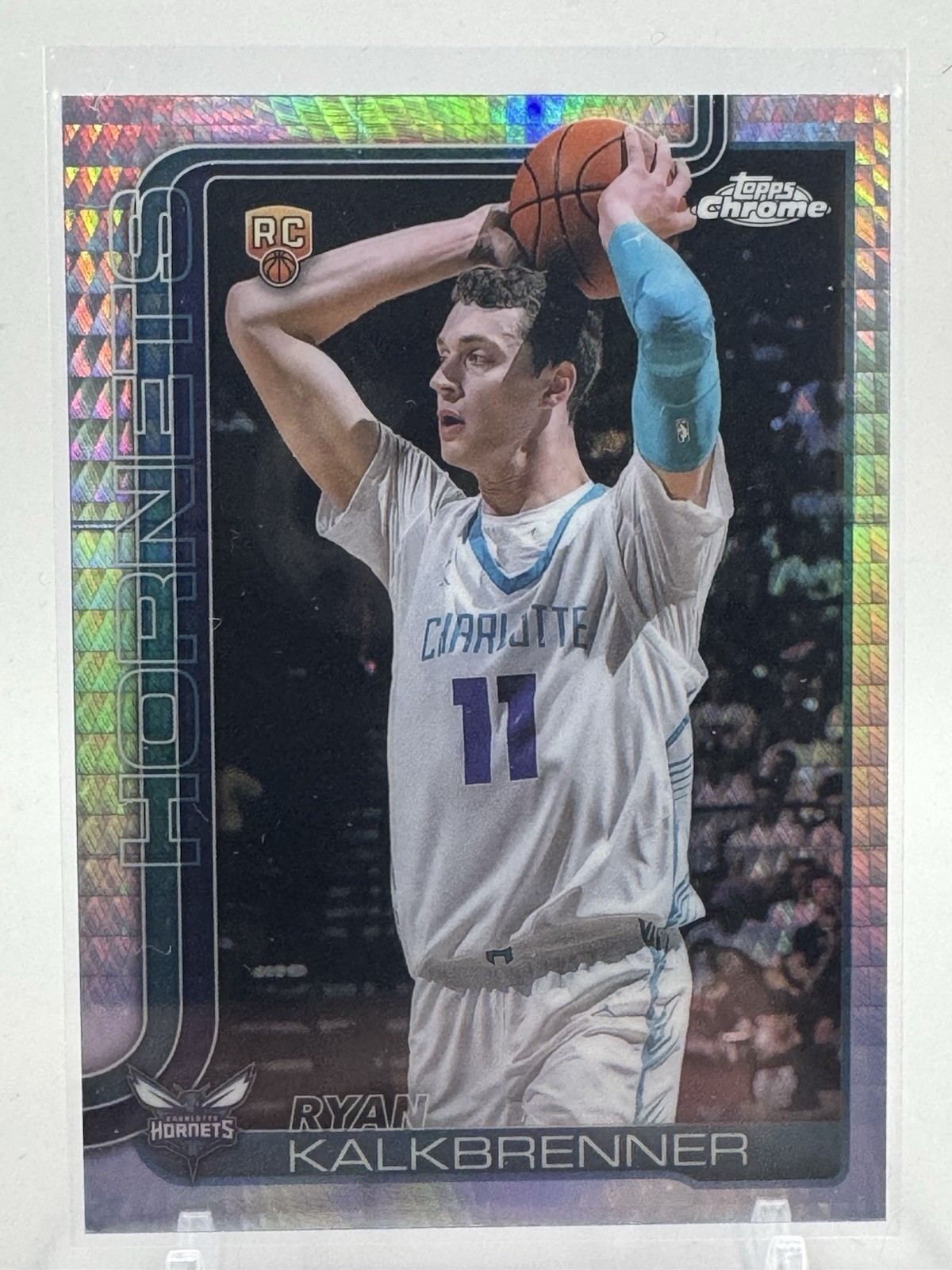 2025-26 Topps Chrome #284 Ryan Kalkbrenner Prism Refractor