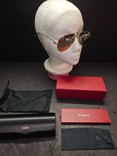 Cartier CT0110S-016 Gold Aviators France NEW