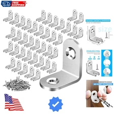 40PCS L Bracket Corner Brace Sets, Stainless steel Corner Brackets, 90 Degree...