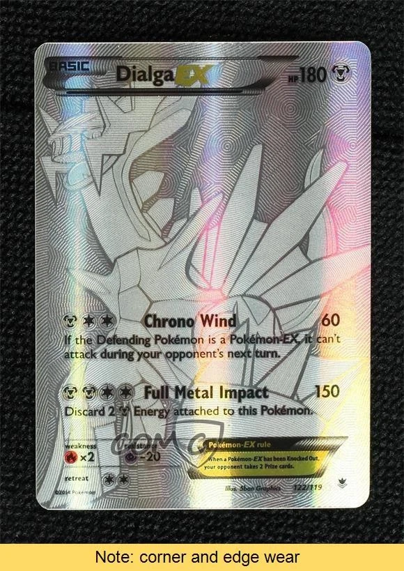 all silver dialga pokemon card Dialga Ex 122/119 Raw main image 0