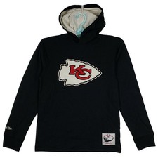 Kansas City Chiefs Mitchell  Ness NFL Boys Medium Hooded Thermal Longsleeve NWT