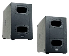 2x QSC KS212C 3600 Watt Dual 12" Powered Subwoofer Active Sub (Pair)