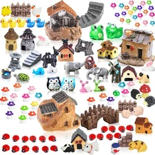 113 Pcs Fairy Garden Accessoriesminiature Fairy Garden Accessories Outdoorfairy