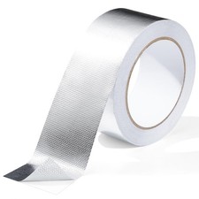 2 Inch x 66Ft Aluminum Foil Tape High Temp Silver Tape for HVAC Duct Work
