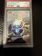 Topps Chrome F1 2025 Helmet Collection RC Andrea Kimi Antonelli #HC-1 PSA 10