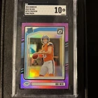 2024 Panini Donruss - Rated Rookie Bo Nix #369 Optic Preview Pink Prizm (RC) 10!