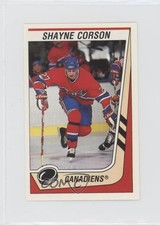 1989-90 Panini Album Stickers Shayne Corson #242 8d2
