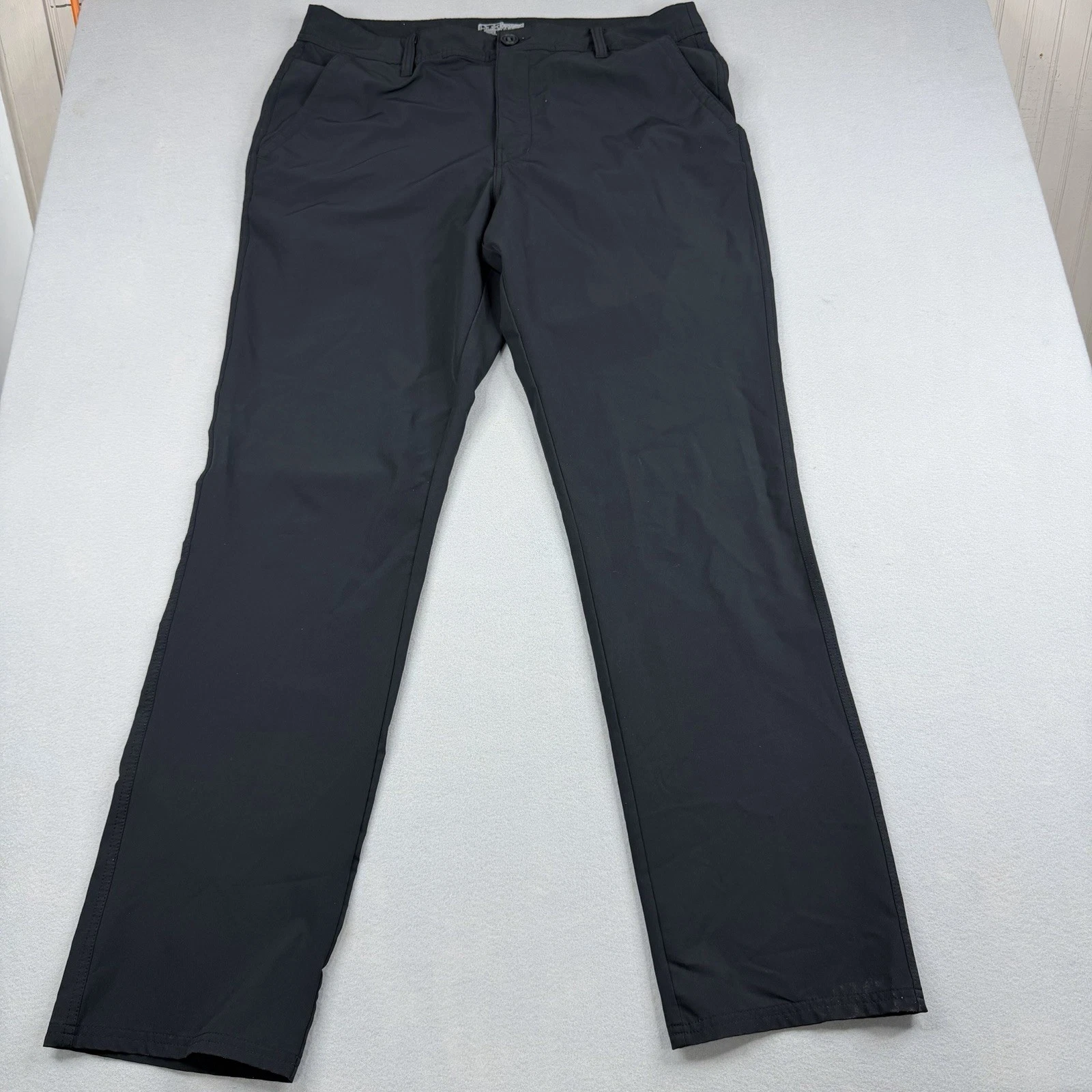 Huk Next Level Performance Fishing Pants Black Stretch Outdoors Mens 36