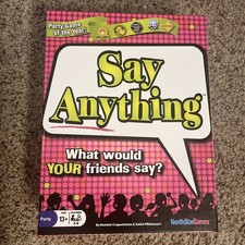 SAY ANYTHING Party Board Game 100 COMPLETE 2013 AWARD WINNER