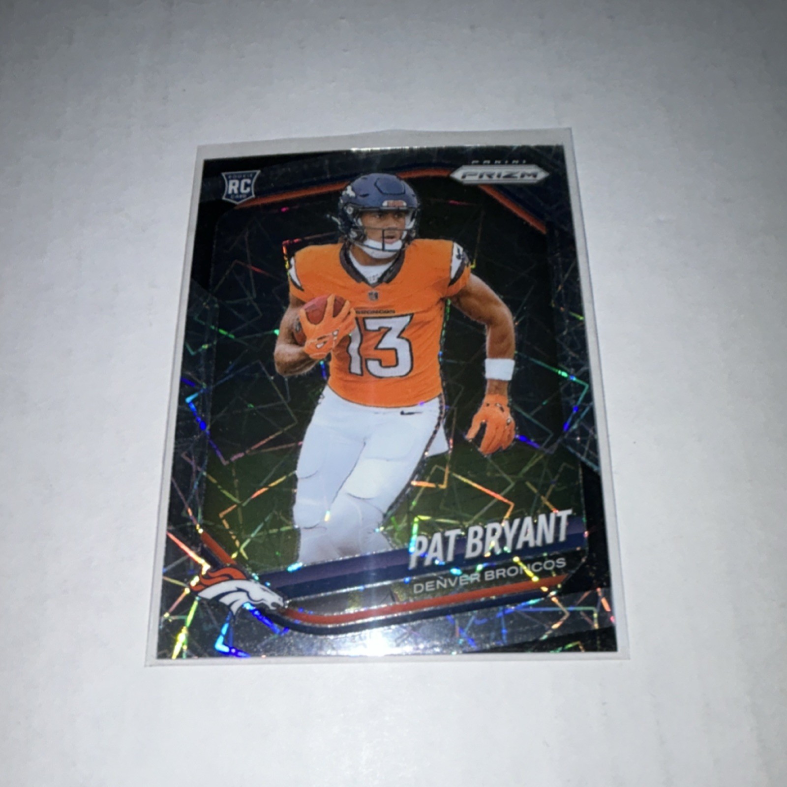 Panini 2025 Prizm Lazer Prizm Rookie Pat Bryant Denver Broncos #366