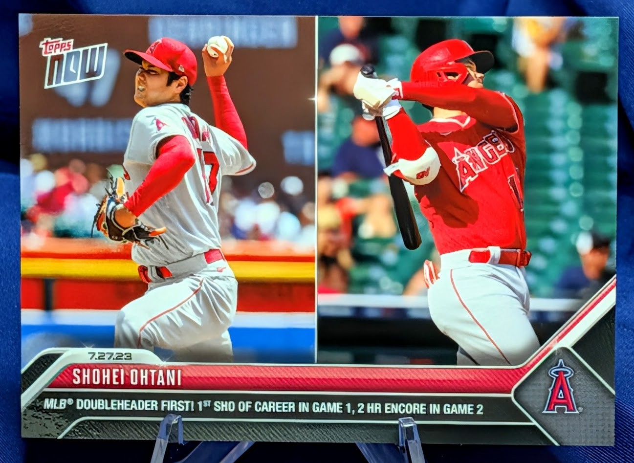 Shohei Ohtani - 2023 MLB TOPPS NOW Card #625, Doubleheader First!