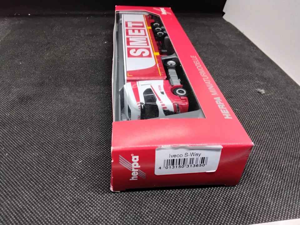 Camion bâché Iveco S way SMET Herpa 313650 en HO - Photo 2/2