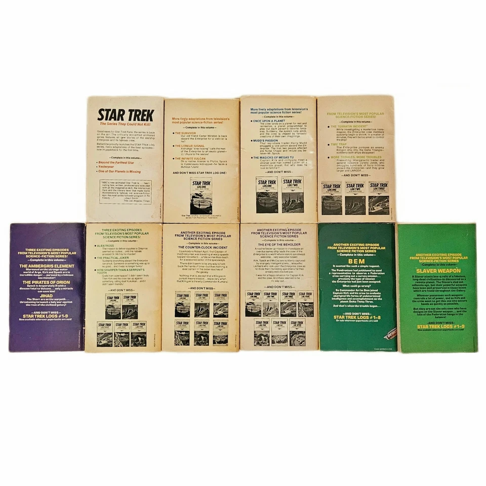 Star Trek Alan Dean Foster Vintage Science Fiction Lot of 10 Paperback Books - Image 2 of 4