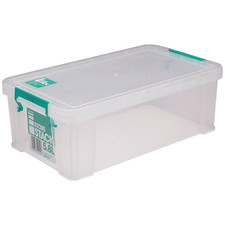5.8 Litre Storage Box W350Xd190Xh120Mm Clear RB90122