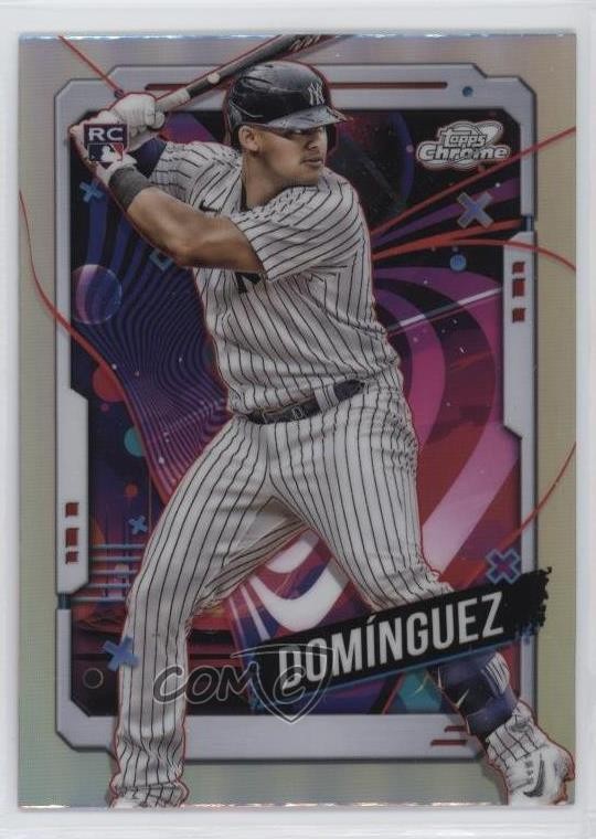 2024 Topps Cosmic Chrome Refractor Jasson Dominguez Jasson Domínguez #89 0q4s