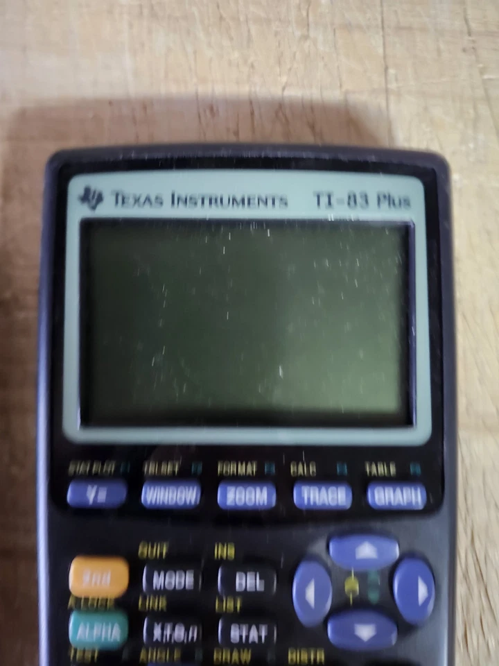 Texas Instruments Ti-83 Plus Scientific Graphing Calculator - Black Used - Image 4 of 4