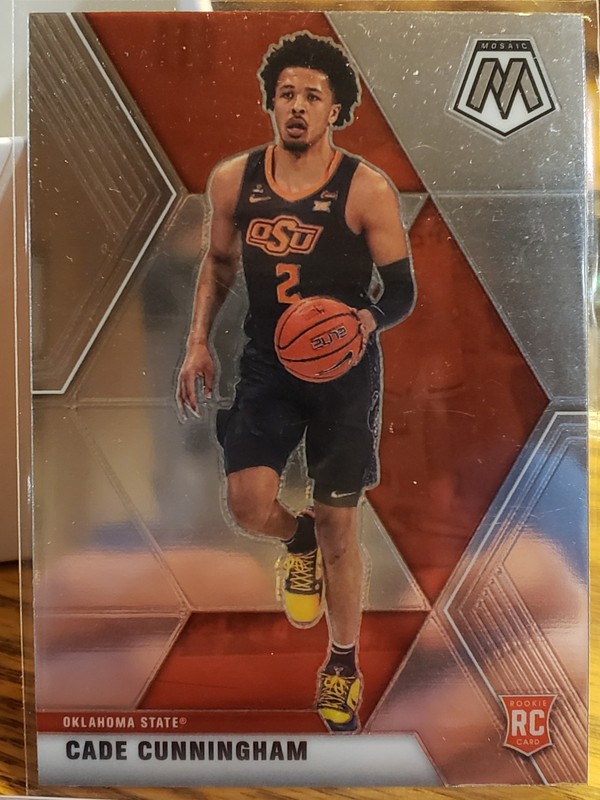 CADE CUNNINGHAM 21-22 PANINI CHRONICLES - MOSAIC RC OKLAHOMA ST / PISTONS