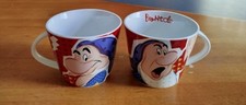 N. 2 Tazze Medie Colazione Tè Caffè Brontolo di Biancaneve e i Sette Nani Disney