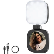 NEEWER NL48BD MagSafe Selfie Light - CRI95, 700lx, w/ Mirror