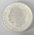 2015 Morgan Dollar Design 1 Oz Silver Round .999 Fine Mirror Finish