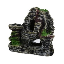 Aquarium Ornaments Rock Cave Fish Tank Decor Landscape Underwater Hiding Cave