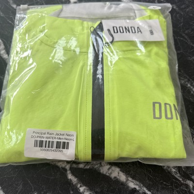Donda Principal Fahrradjacke Wasserabweisend Thermo Sicherheit Größe L Neon Neu mit Etikett