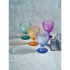 NEW V&B Boston Water Goblet Set Assorted Colours 4pce