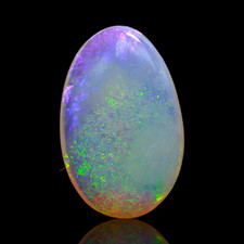 3.30 Cts Natural Australian Fire Opal Gemstone Wirewrap Cabochon 16x10x3 mm