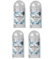  4 Crystal Mineral Deodorant Stick, Unscented 4.25 oz