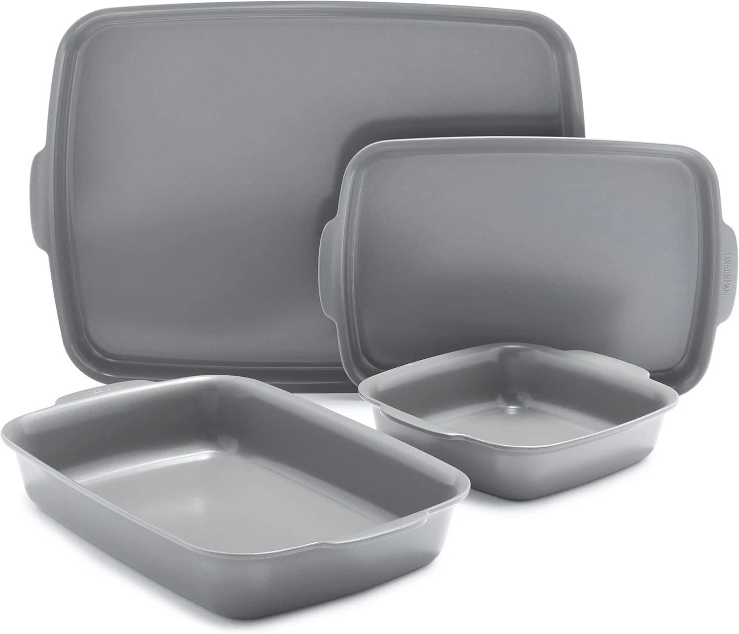 GreenPan 4 Piece Oven Bakeware Ceramic Gray