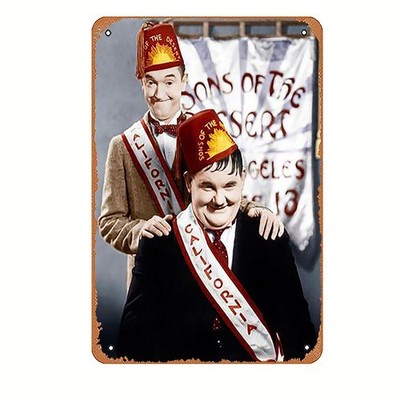 2D Flat - Tin Metal Signs Home Décor Iron Sign Featuring Lawrence And Hardy Des
