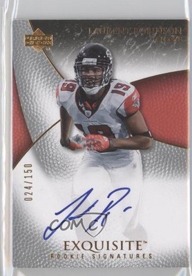 2007 Exquisite Collection Signatures 24/150 Laurent Robinson Rookie Auto RC 2u3