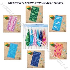 MEMBER'S MARK KIDS BEACH TOWEL, 30" x 60" ASSORTED DESIGNS