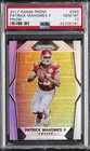 2017 PANINI PRIZM PRIZM #269 PATRICK MAHOMES II ROOKIE RC PSA 10