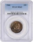 1960 Washington Quarter MS65 Toned PCGS