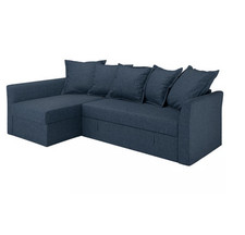 IKEA HOLMSUND Copertura per Divano Angolare - Letto, Kilanda Blu Scuro...